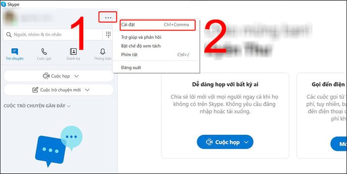 Hướng dẫn cách bật hoặc tắt thông báo, cũng như ẩn hoặc hiện nhóm chat trên Skype một cách đơn giản